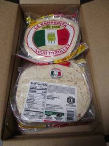 lot 127 image: La Banderita Soft Taco Flour Tortillas - Pack of 12
