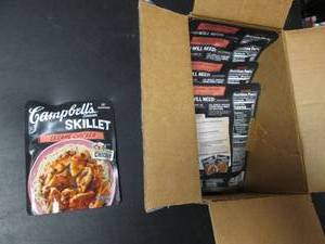 lot 141 image: Case of 6 Campbells Skillet Meals - Sesame Chicken
