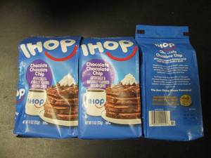 lot 150 image: IHOP Chocolate Chip Flavored Ground Coffee - Set of 3 Packs (11 oz each)