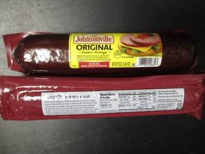 lot 158 image: 2 Johnsonville Original Summer Sausage - 12 oz