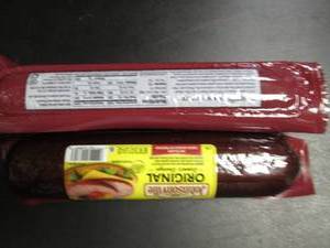 lot 159 image: 2 Beef Summer Sausage - Original Flavor