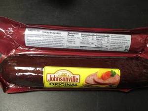 lot 163 image: 2 Johnsonville Original Summer Sausage, 20 oz