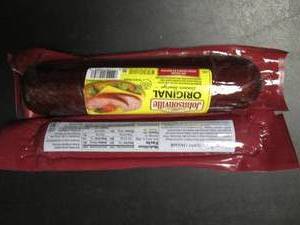 lot 166 image: 2 Johnsonville Original Summer Sausage - 20oz