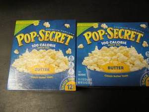 lot 168 image: 2 Boxes of Pop Secret Butter Microwave Popcorn - 12 Bags Total