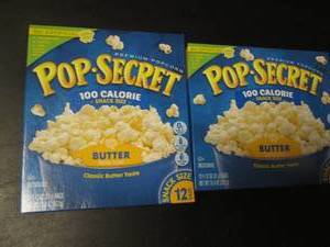 lot 169 image: Pop-Secret Butter Microwave Popcorn - Set of 2 Boxes (12 Bags Total)