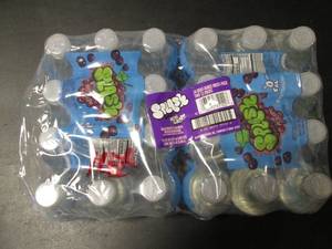 lot 173 image: Pack of 2 Splash Grape Flavored Water Beverage 12-Pack