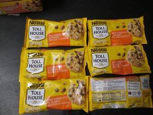 lot 176 image: Set of 6 Nestl Toll House Milk Chocolate & Peanut Butter Flavored Morsels