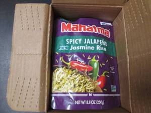 lot 180 image: Mahatma Spicy Jalapeo Jasmine Rice - 8.8 oz 6 pack