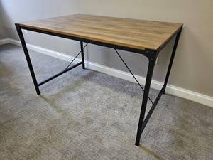 lot 63 image: Walker Edison Modern Industrial TableDesk