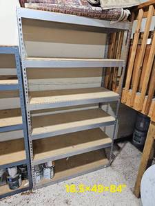lot 151 image: Rugged Garage Storage Shelving
