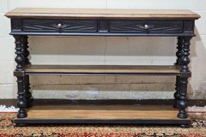 lot 108 image: Contemporary Farmhouse Console Table