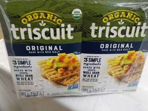 12 ct 9 oz boxes Triscuit Organic C...