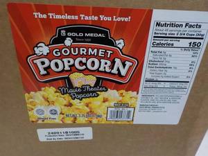 3.25 lb. Gold Medal Gourmet Popcorn...