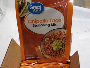 12 ct 1 oz pkgs Chipotle Taco Seaso...