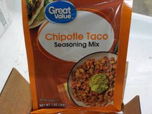 12 ct 1 oz pkgs Chipotle Taco Seaso...