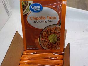 12 ct 1 oz pkgs Chipotle Taco Seaso...
