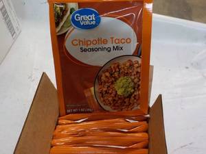 12 ct 1 oz pkgs Chipotle Taco Seaso...