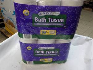 24 rolls Pasque 2 ply Bath Tissue...