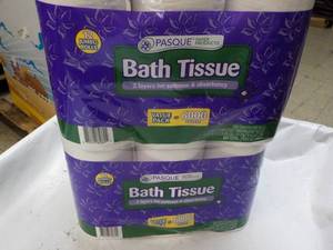 24 rolls Pasque 2 ply Bath Tissue...