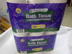 24 rolls Pasque 2 ply Bath Tissue...