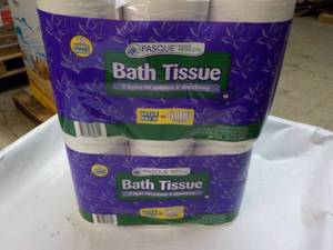 24 rolls Pasque 2 ply Bath Tissue...