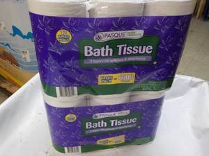 24 rolls Pasque 2 ply Bath Tissue...