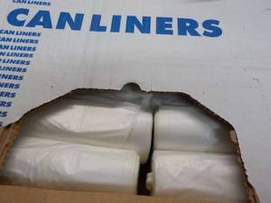 Case of 250 Clear 33 Gallon Can Lin...