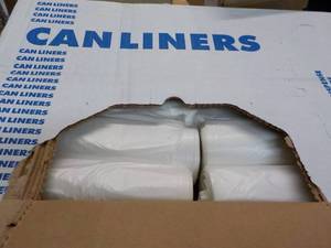 Case of 250 Clear 33 Gallon Can Lin...