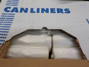 Case of 250 Clear 33 Gallon Can Lin...