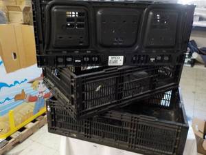 3 Collapsible Plastic Crates...