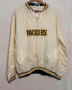 lot 7 image: Vintage Packers Pullover Reebok Size XL - Item Damaged & Halted