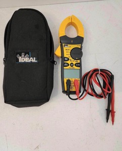 lot 23 image: Ideal 61-765 600ACDC tight sight clamp meter - Item Damaged & Halted