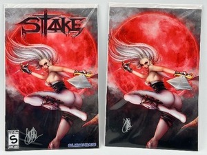 lot 167 image: STAKE comics AUTOGRAPHED