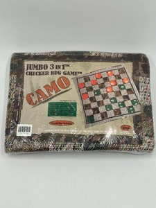 lot 105 image: Jumbo 3in1 Checker Rug Game