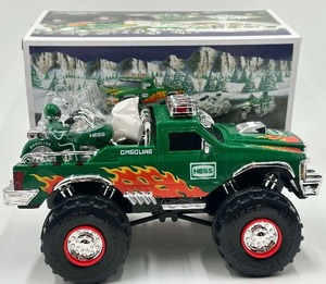 lot 165 image: Hess Monster Truck with 2 Motorcycles