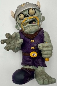 lot 136 image: minnesota vikings thematic zombie figurine gnome