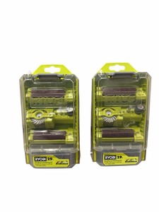 lot 107 image: Ryobi Sanding and Polishing Kit, 2 pack