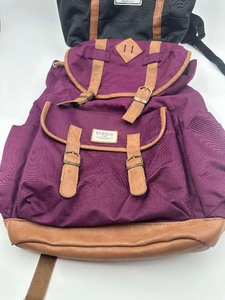 lot 110 image: Benrus Rucksack Drawstring 19 Maroon Backpack