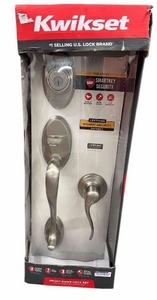 lot 47 image: BRAND NEW, Kwikset Front Door Lock Set