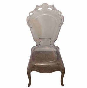 lot 26 image: Clear Princess Chair, Like New