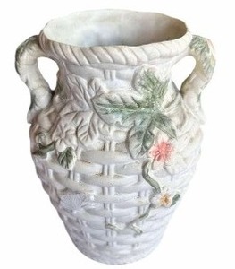 lot 90 image: antique ceramic art vase
