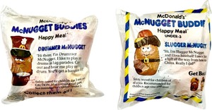 lot 224 image: BRAND NEW, SEALED IN BAGS, McNugget Buddies, set of two