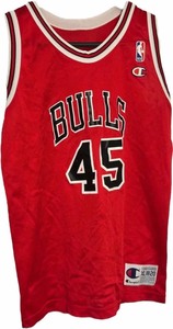 lot 228 image: Vintage Michael Jordan Jersey #45 Chicago Bulls Youth XL 18-20