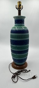 lot 93 image: Bitossi Mid-Century Modern Ceramic Table Large Lamp