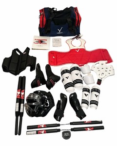lot 194 image: Martial arts sparring gear bundle