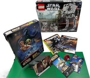 lot 11 image: BRAND NEW IN BOX, SEALED WITH RARE EXTRAS INCLUDED Star Wars 10174 AND Puzzle 221 PCS (USED-COUNTED)