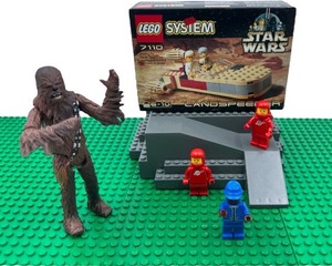lot 187 image: BRAND NEW IN BOX, SEALED, WITH RARE EXTRAS INCLUDED Star Wars Lego 7110 LandSpeeder Ages 6-10