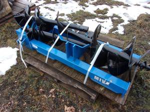 Miva Skid Steer Mount Earth Auger (UNUSED)