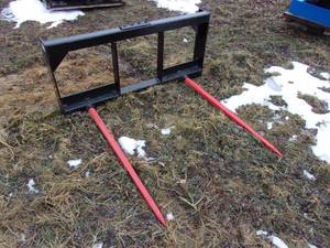 Kivel Skid Steer 2 Prong Bale Fork (UNUSED)