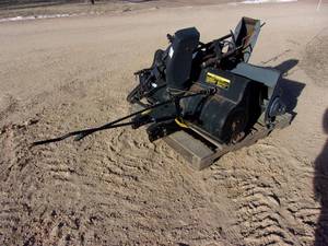 Pair of Simplicity 42 Front Mount Snowblowers